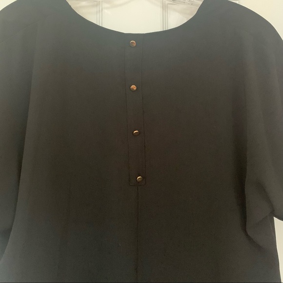 A New Day Black Short Sleeve Scoop Neck A-Line Dress Women’s Plus Size XXL - Picture 9 of 9